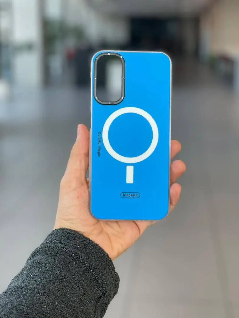 📱مدل قاب: قاب طرح مگسیف مات رنگی مخصوص انواع #سامسونگ #شیائومی 
