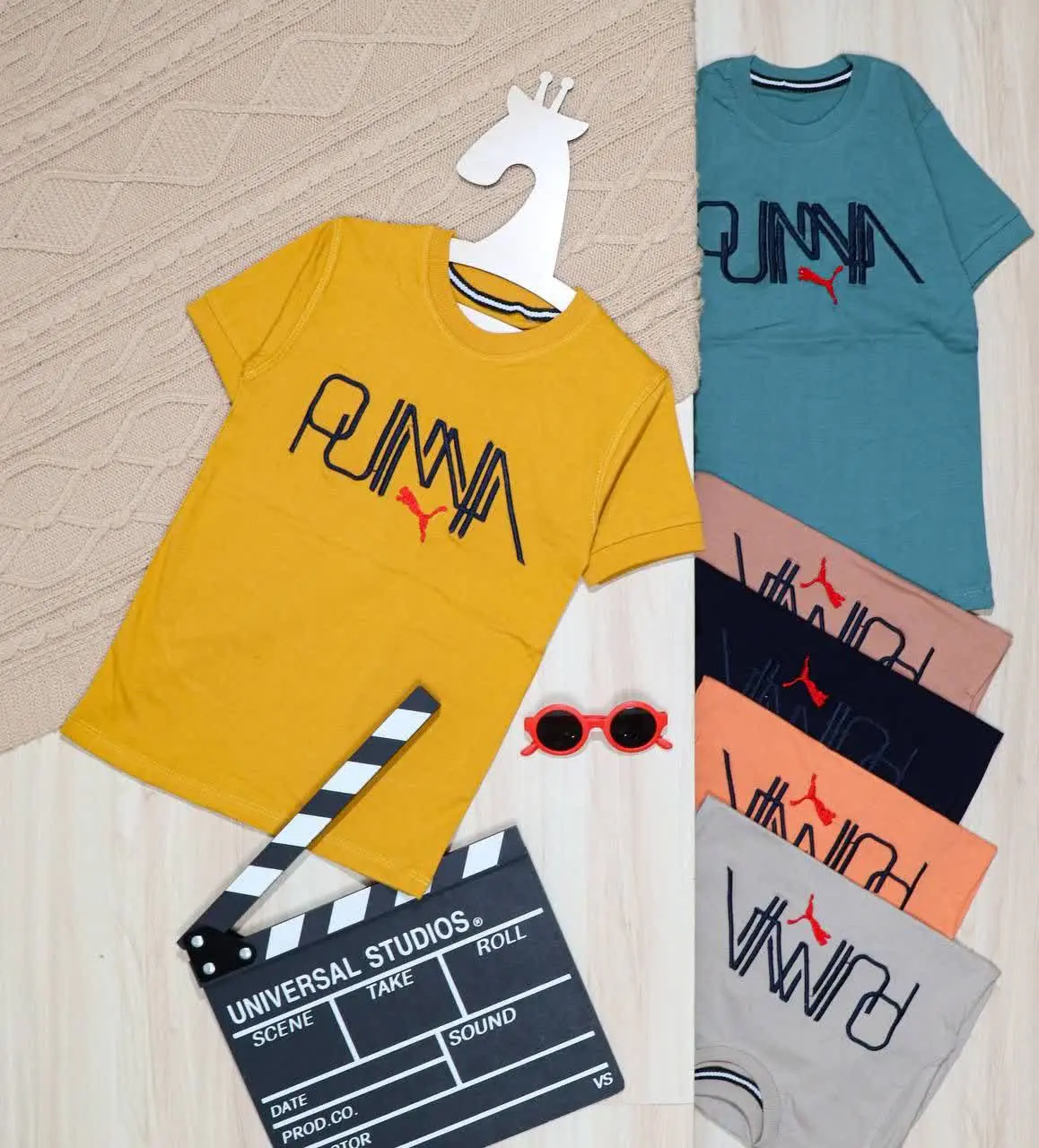 👫تیشرت پسرانه گلدوزی PUMA👫
