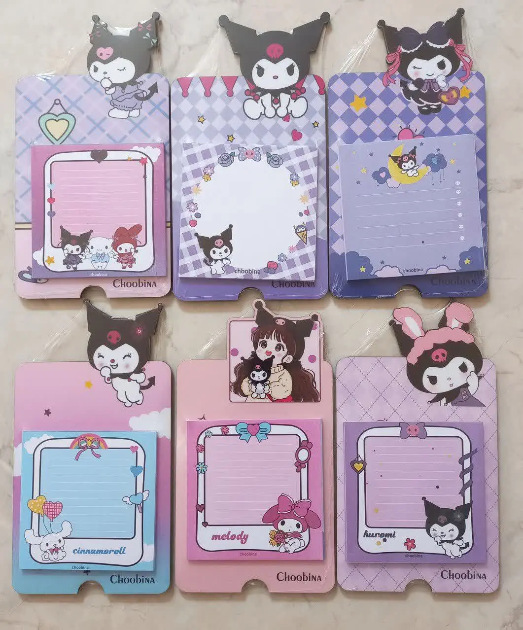 نوت بوم دوکاره چوبی سانریو😍