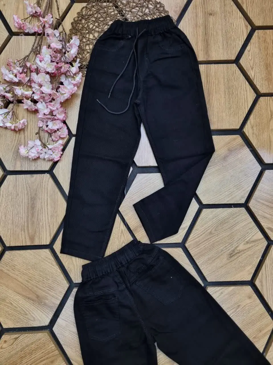 👖شلوار کتان مام کمرکش 👫