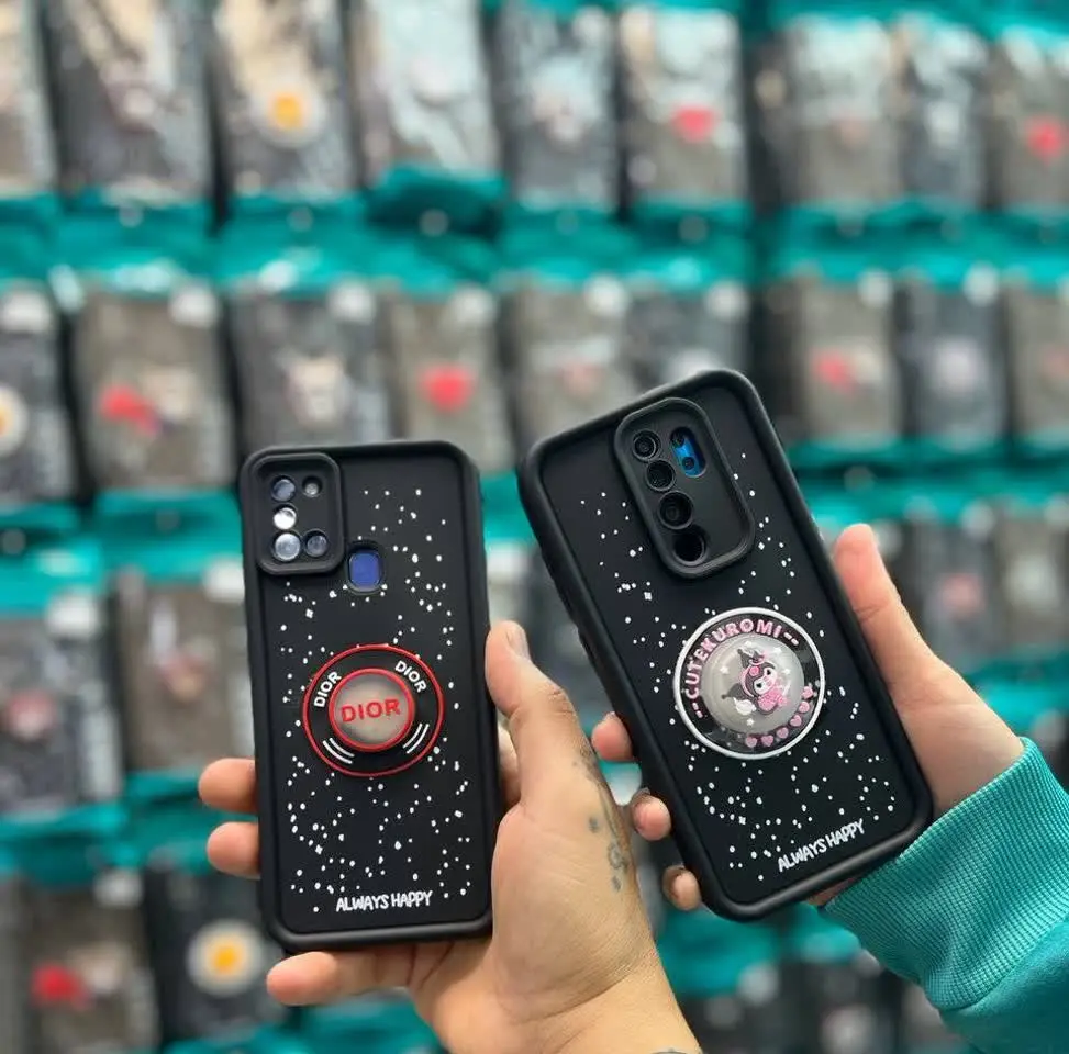 قاب چراغدار سولید برفی سبک جدید قاب‌های با ال ای دی عروسکی مخصوص انواع #سامسونگ #شیائومی 
