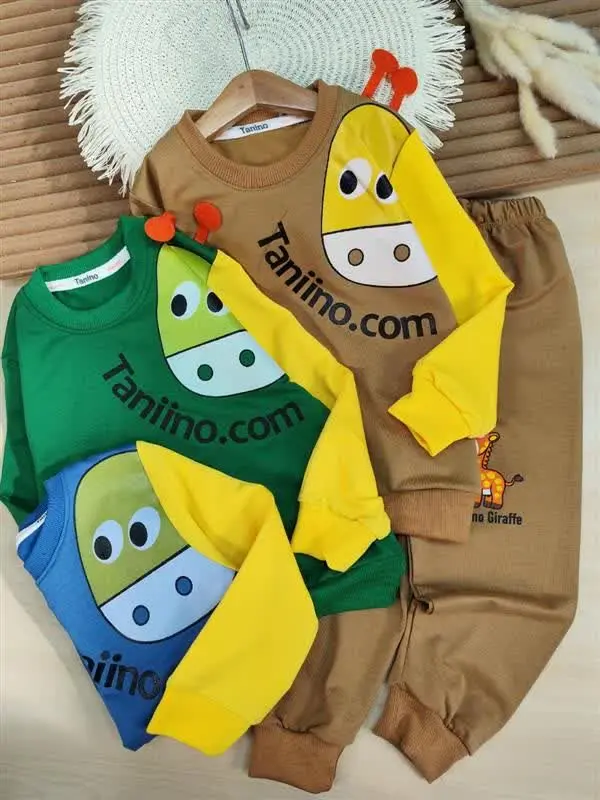 🦒 بلوز شلوار زرافه نمدی 🦒