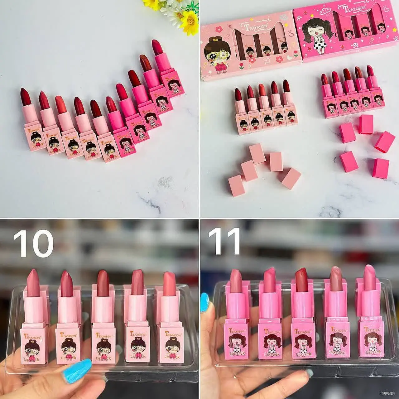 رنگبندی رژلب 
