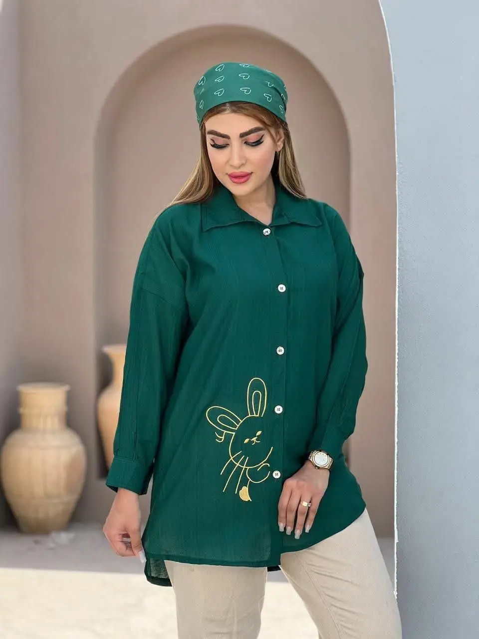 نام: شومیز خرگوشی گلدوزی
