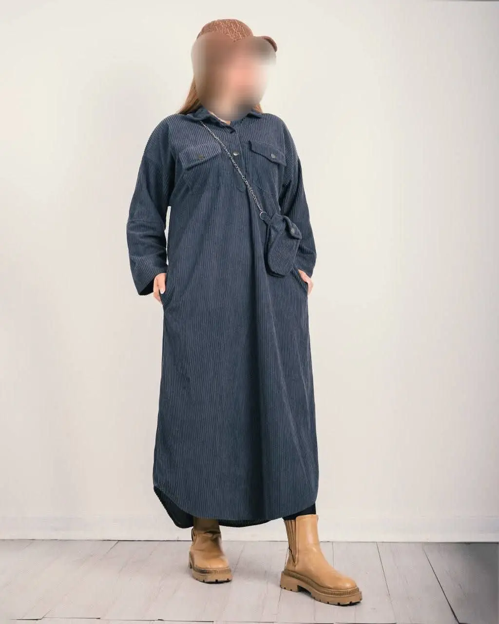 🖋نام: کفتان مخمل حوله‌ای با کیف
