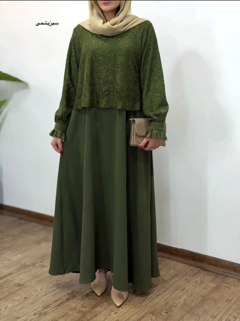 پیراهن مانتویی بلند مهراوه...