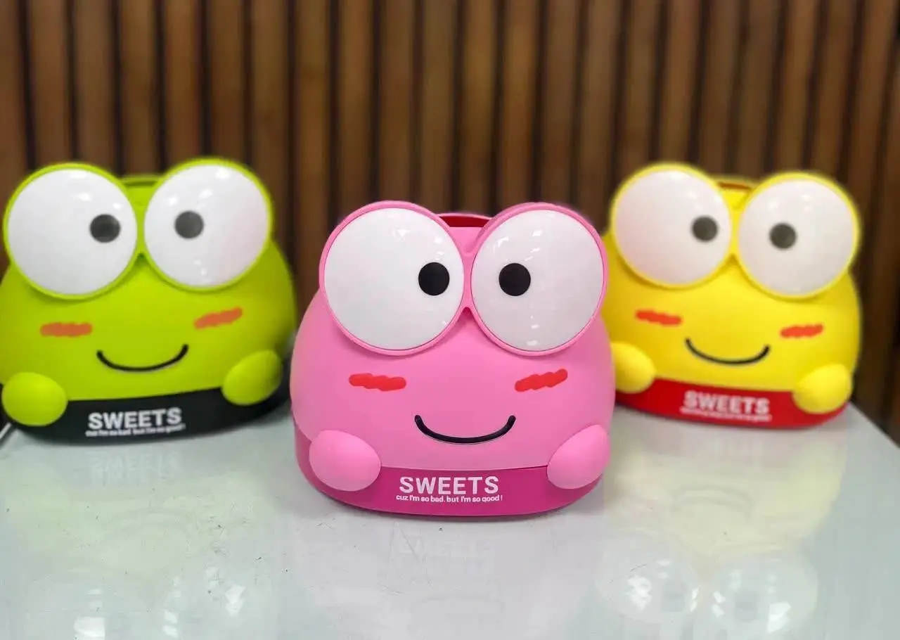 ✅جادستمال کاغذی طرح قورباغه