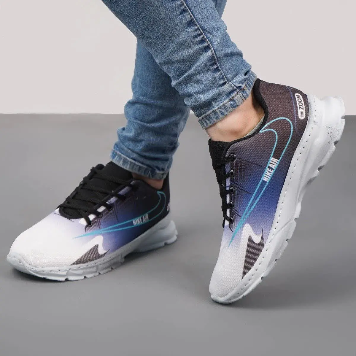 🏆کفش ورزشی مردانه (T) آبی مدل Afron ویژه
