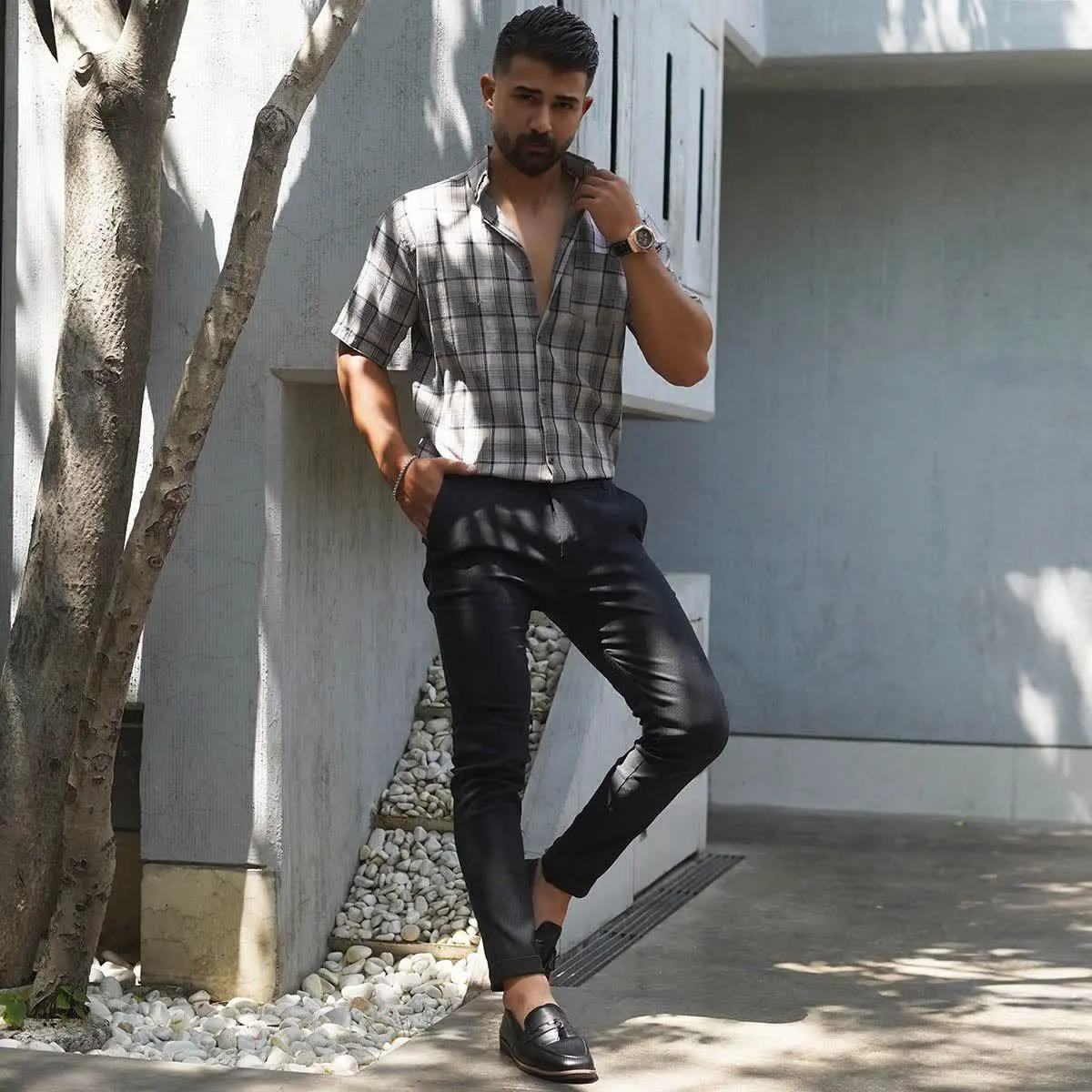 🏆شلوار مردانه مشکی مدل MOBIN
