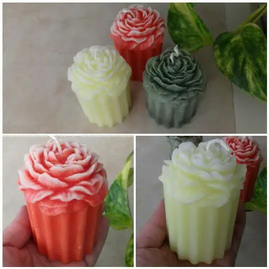 «شمع استوانه گل آلاله» 
