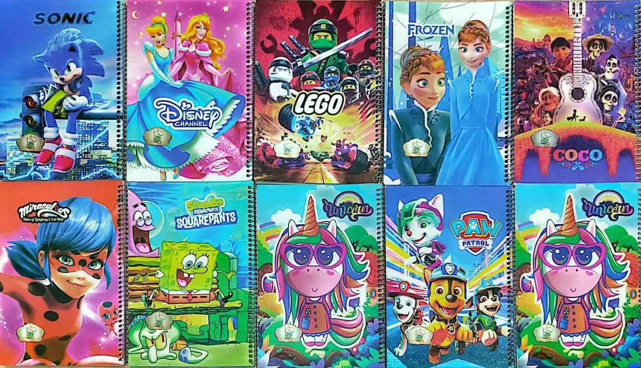 ✅ دفتر ۵۰ برگ خطی طلقی فانت...