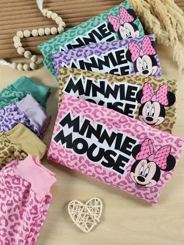 بلوز شلوار مینی موس پلنگی