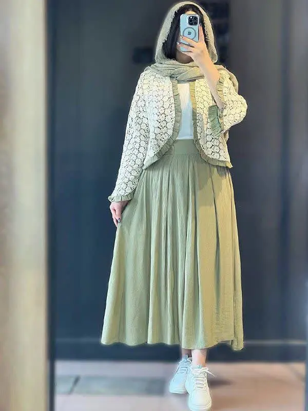 🌷نام: کت و دامن چین چیلا 
