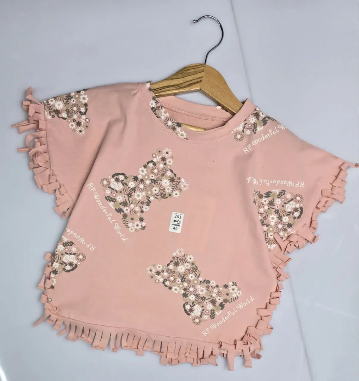 ♨️ تیشرت سرخپوستی رنگ گلبهی😍