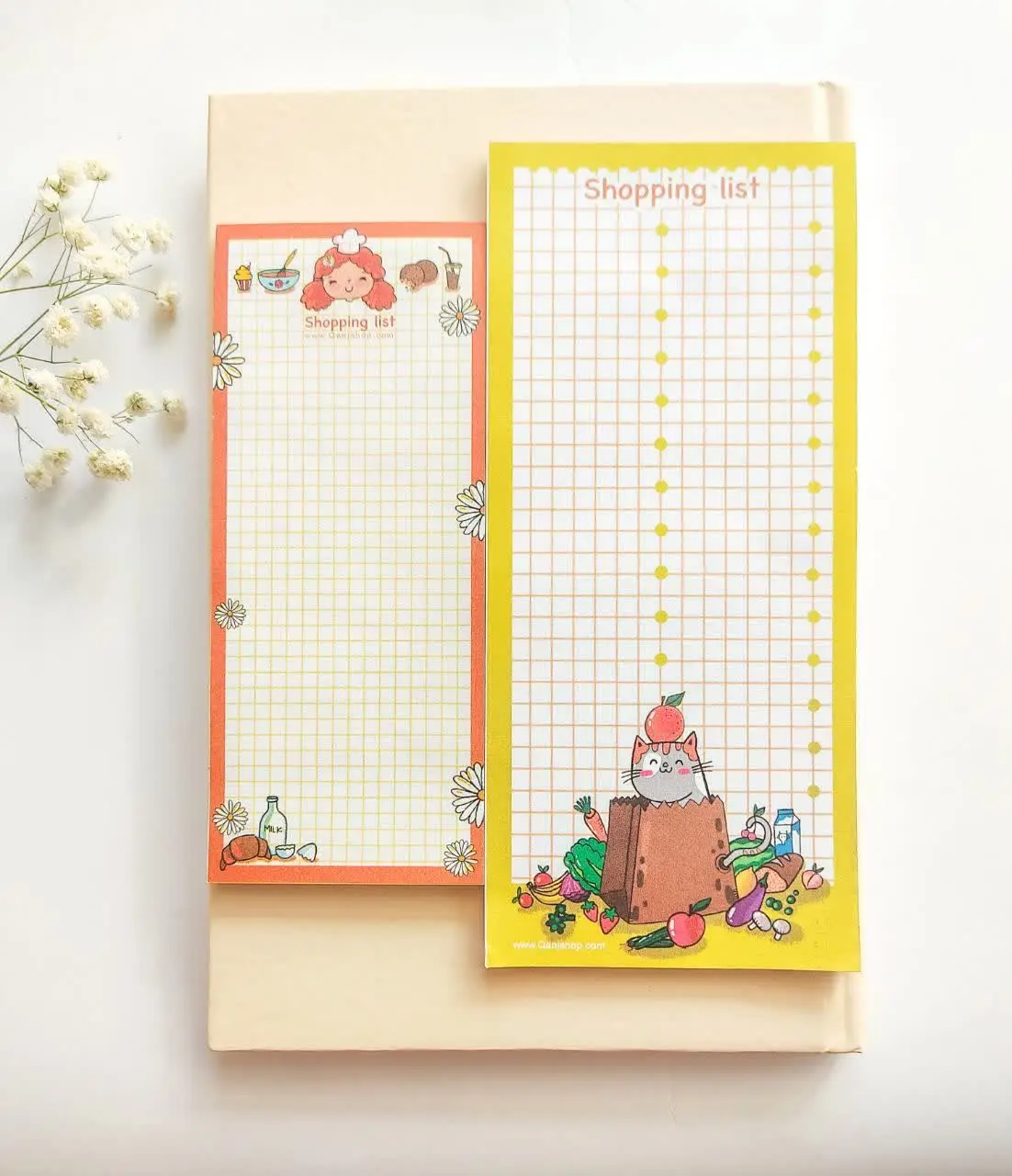 نوت پد شاپینگ لیست 😍 لیست خ...