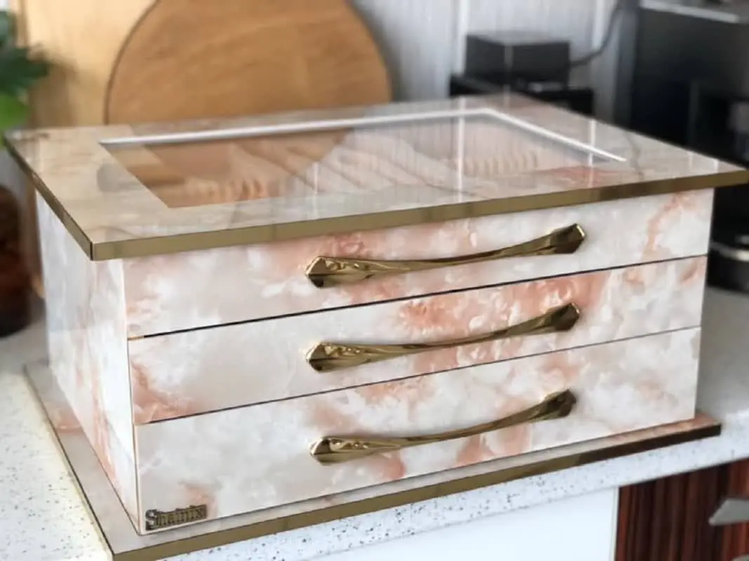 کنسول رومیزی مرمری 
