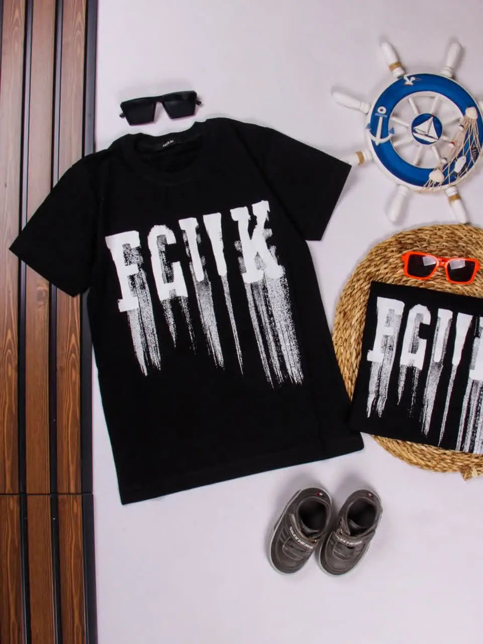 💢تیشرت تک مشکی FGTIK💢
