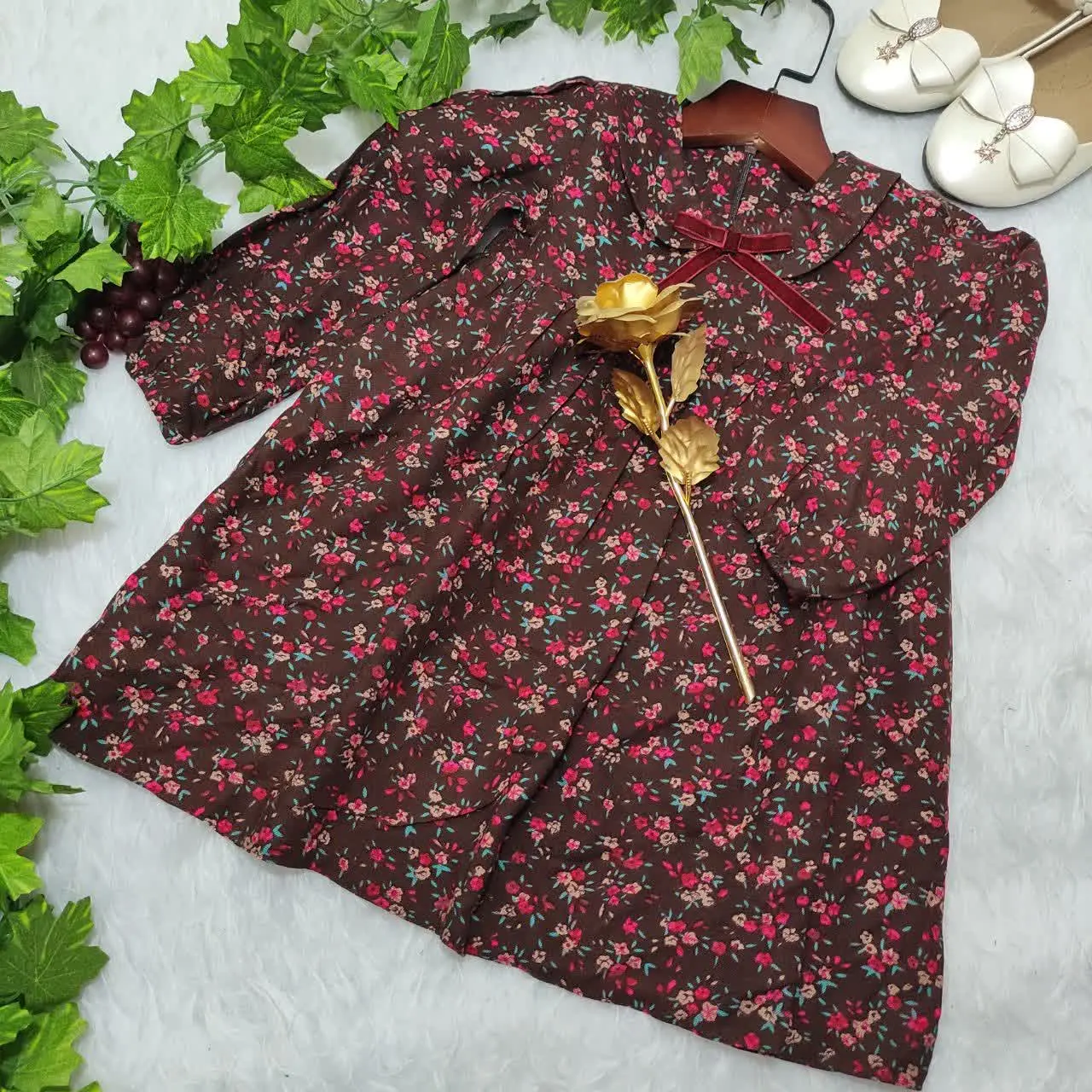 پیراهن دخترانه پاییز🍁🍁
