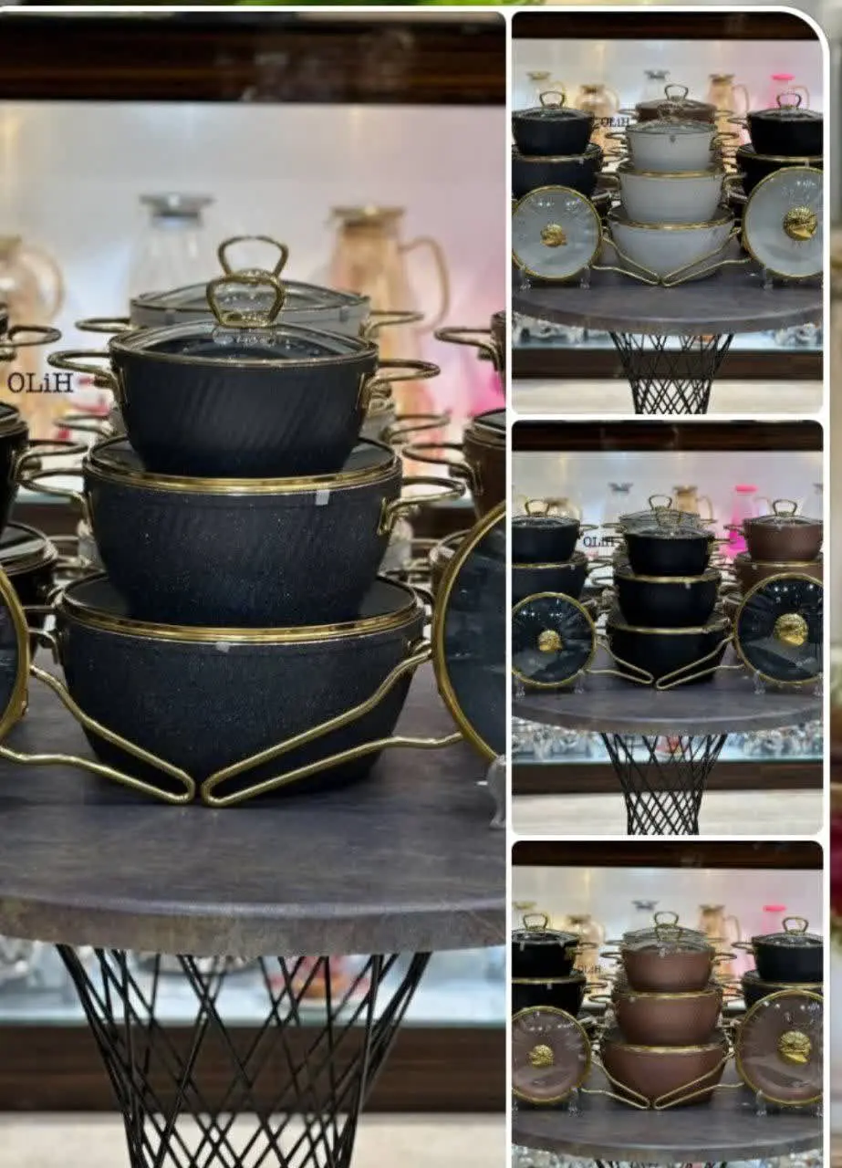 سرویس قابلمه‌ ۱۰ پارچه 
