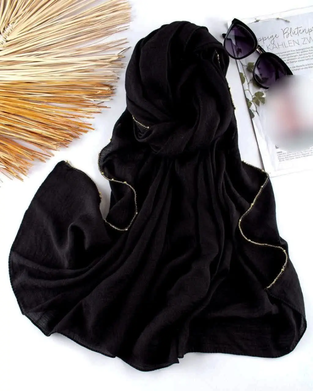 🖤کالکشن مشکی روسری طهورا🖤
