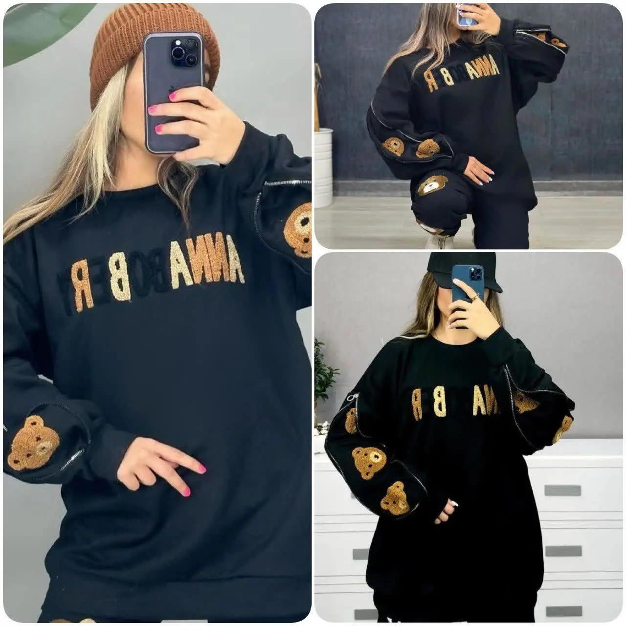 ❤️نام: دورس آستین زیپ تدی
