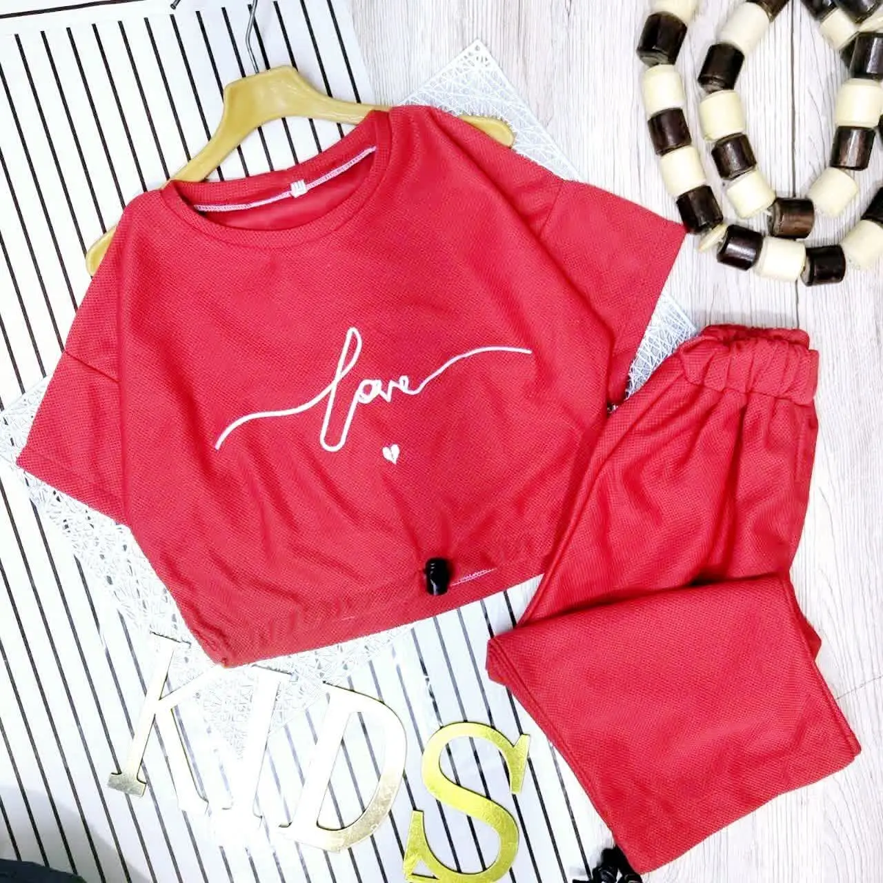 کراپ وشلوارک ترمه
