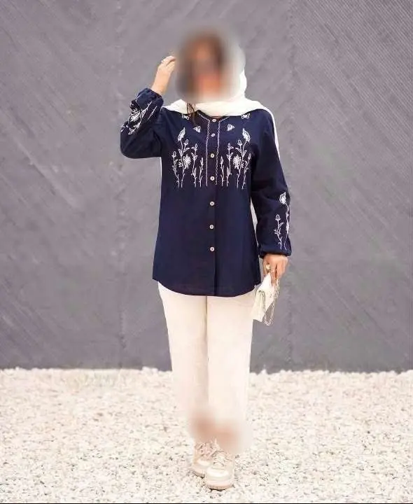 نام: شومیز گلدوزی مروارید
