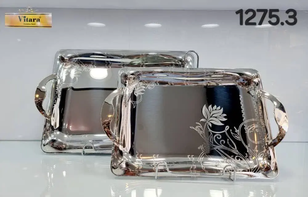 #سینی استیل ضخیم ۱میل🍓
