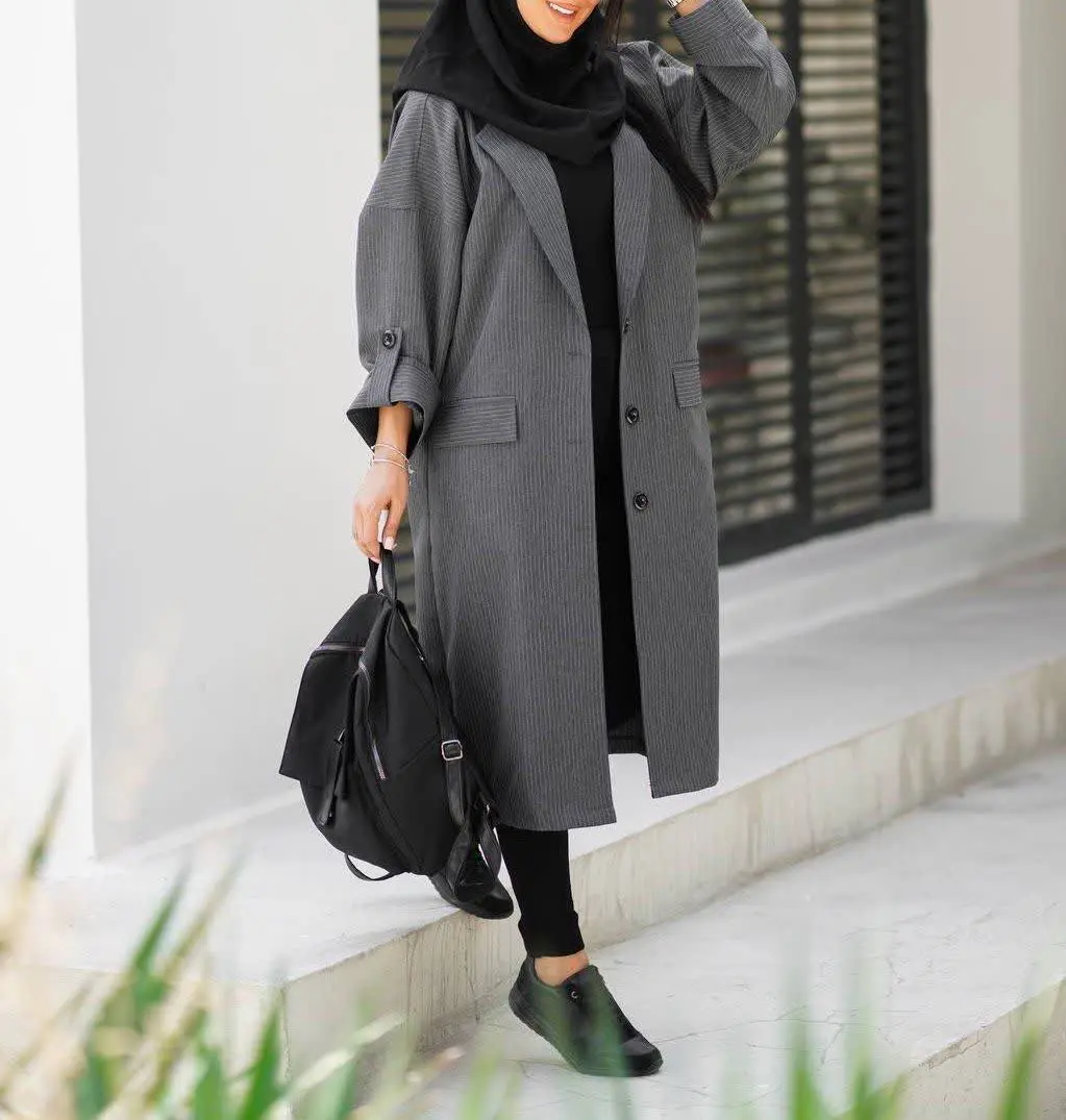 مانتو بلند دانشجویی اداری آ...