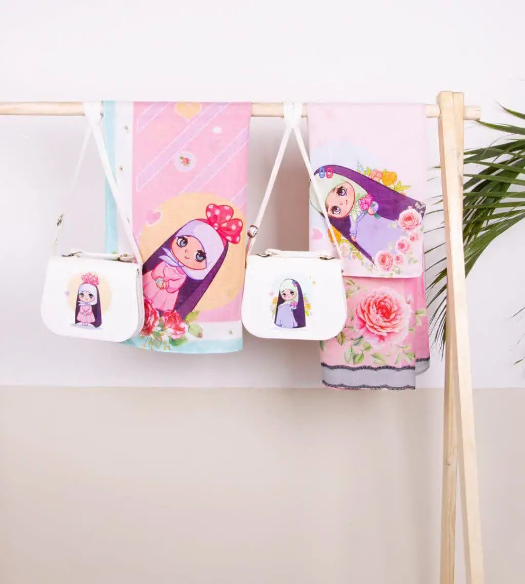 ست کیف چرم و روسری
