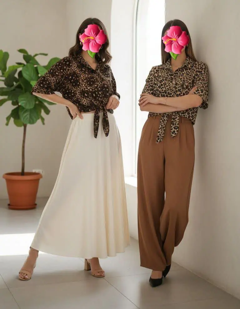 🌸 رنگ بندی: سبز, شکلاتی, طو...