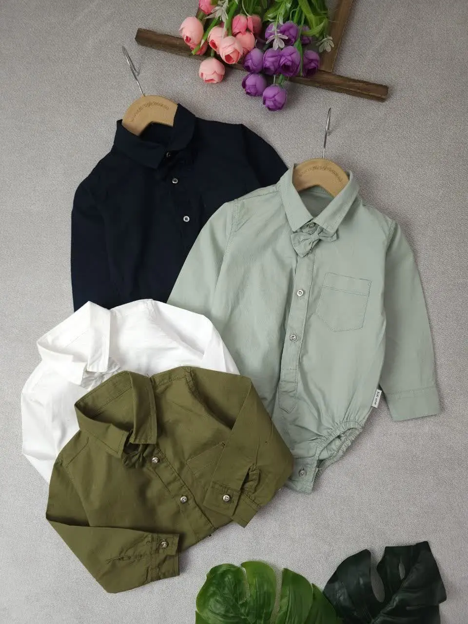 بادی پسرانه یقه پاپیونی
