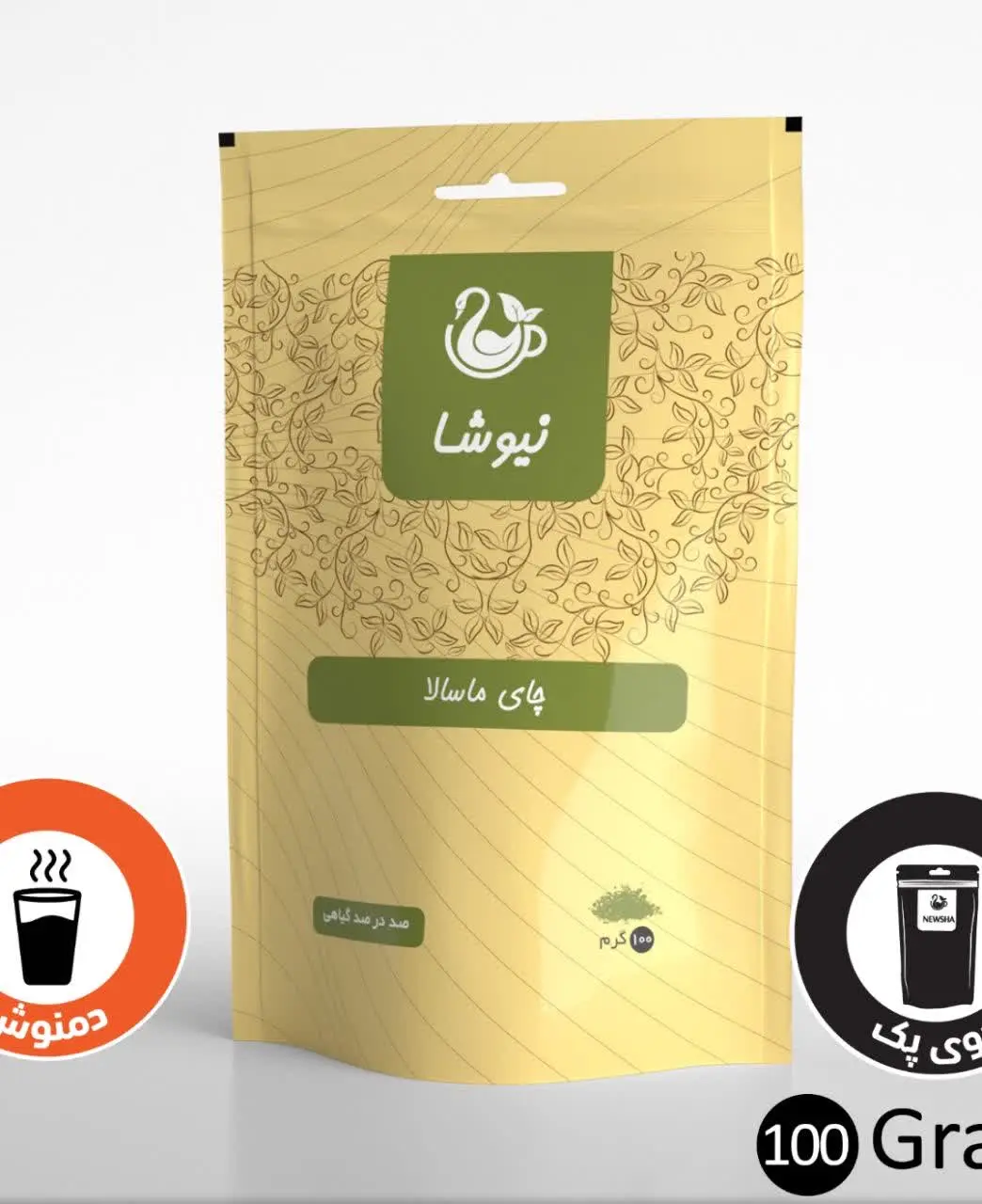 🔴 چای ماسالا: 🥃
