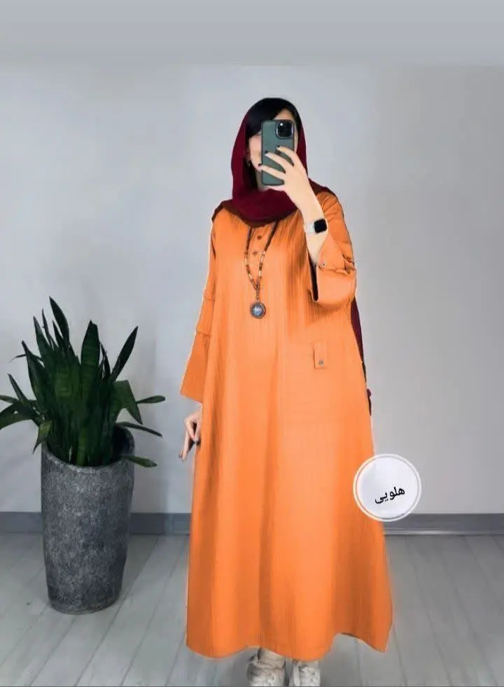 👚نام: پیراهن مانتویی روحان
