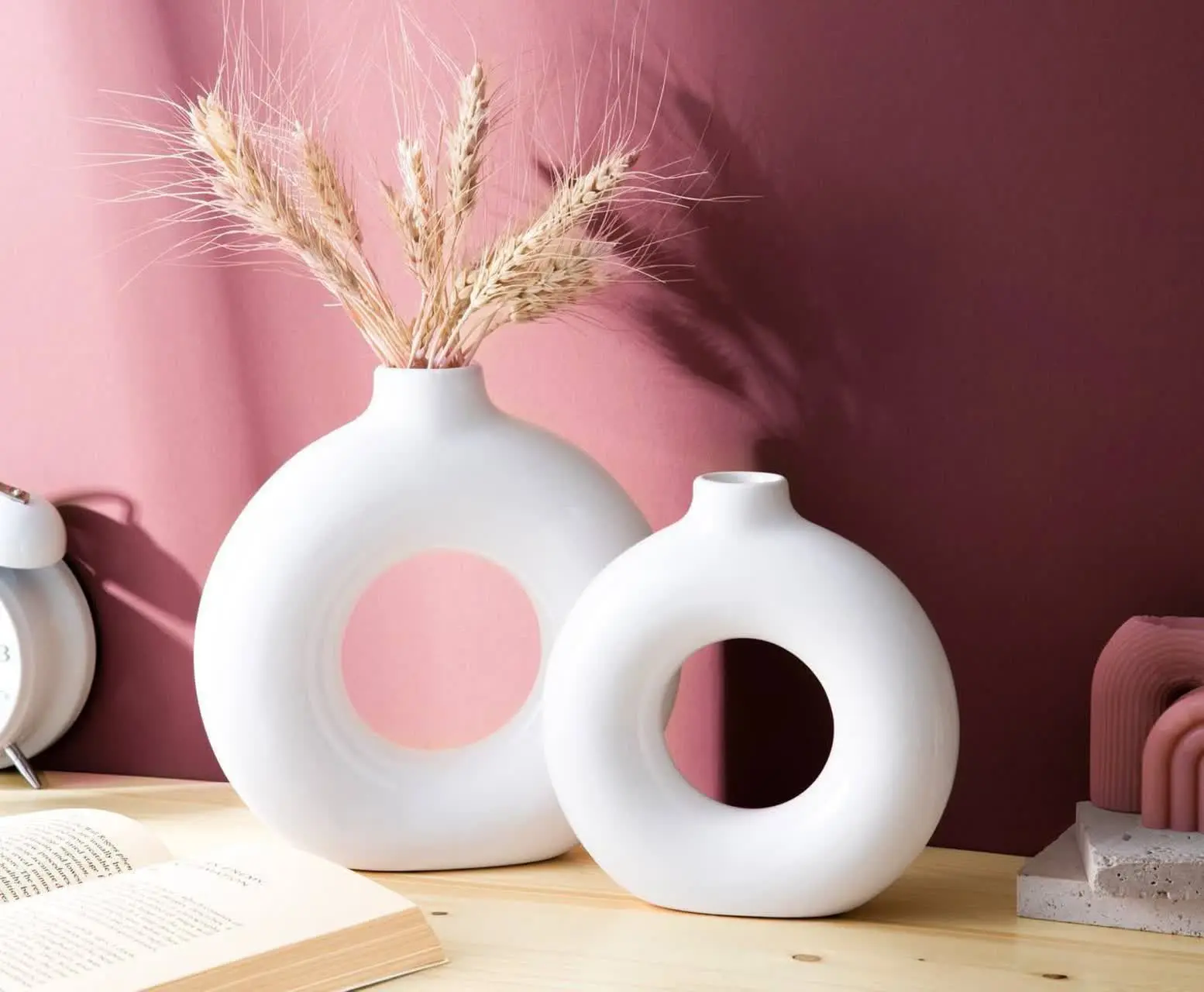 گلدان جفتی دونات
