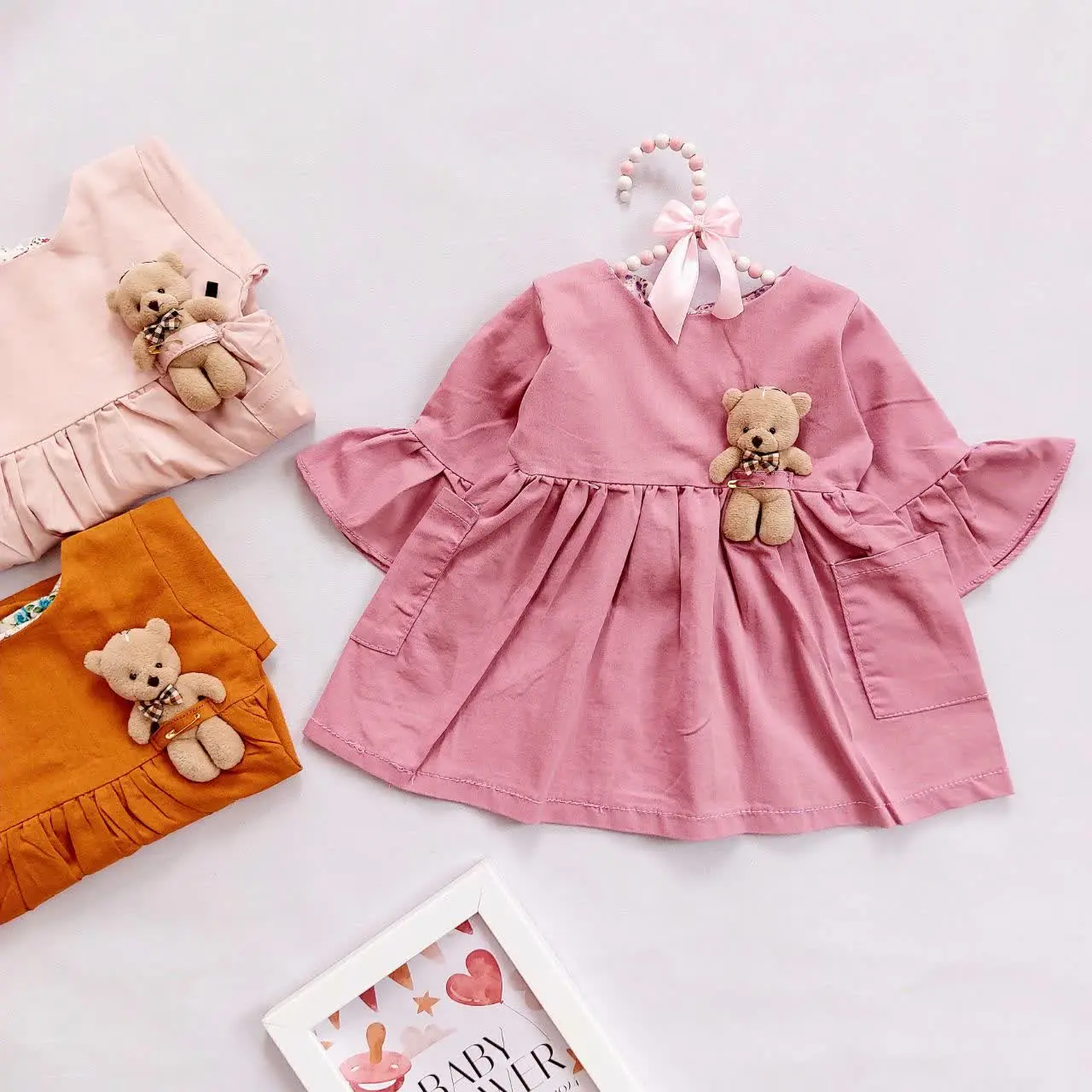 پیراهن عروسک خرسی
