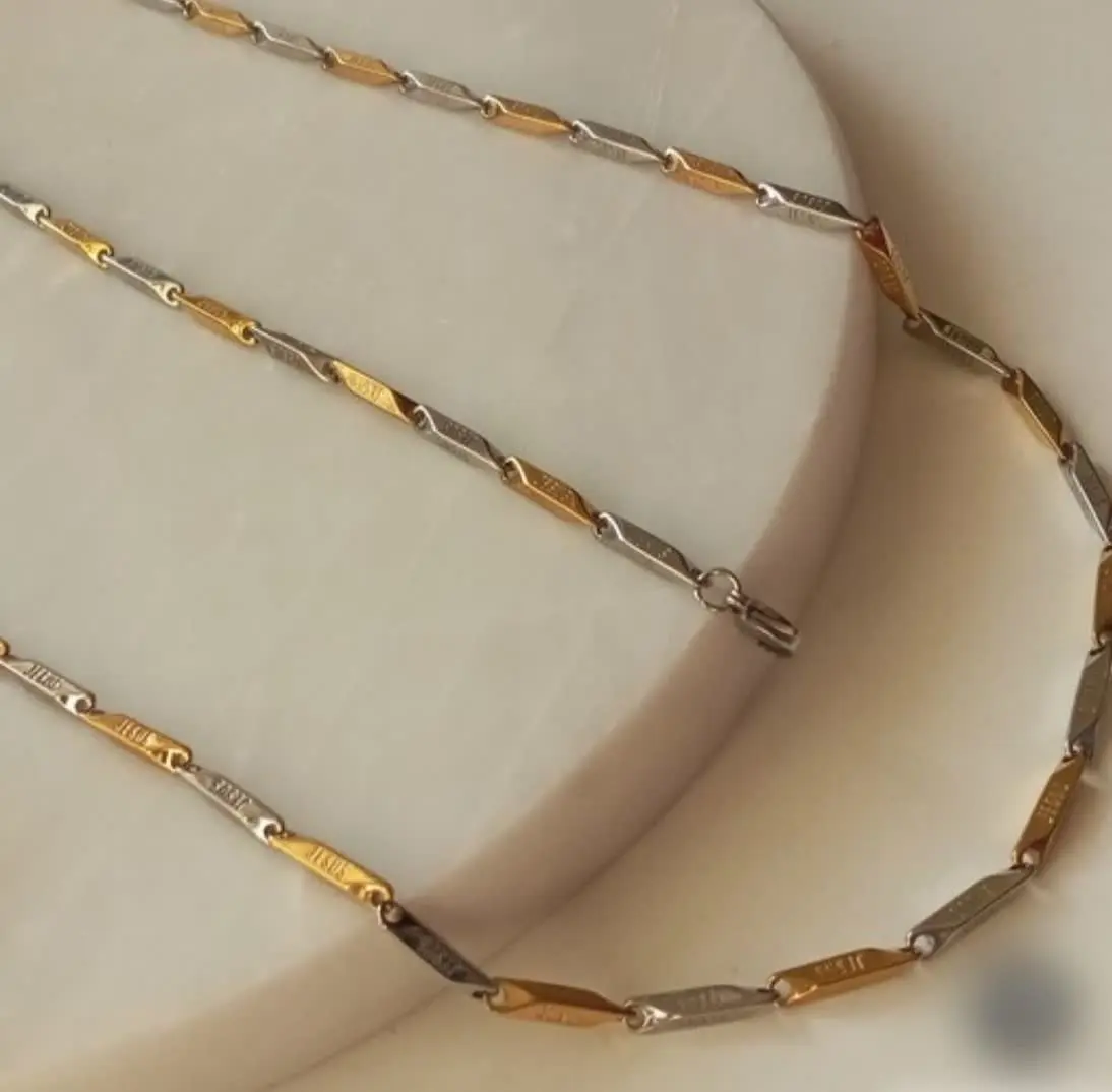 گردنبند کبریتی دو رنگ 🤗
