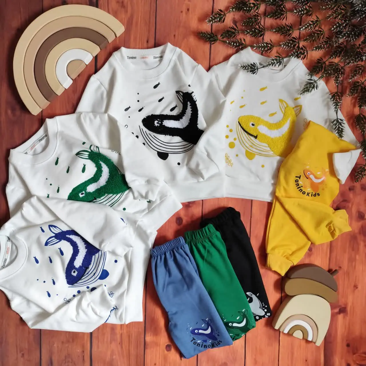 😍ست بلوز و شلوار طرح وال، ج...