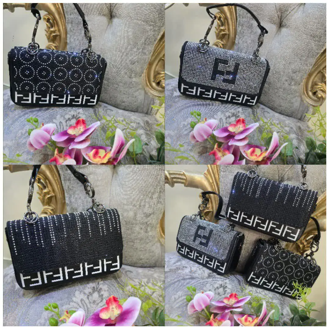 ❣نام: کیف فندی نگین دار
