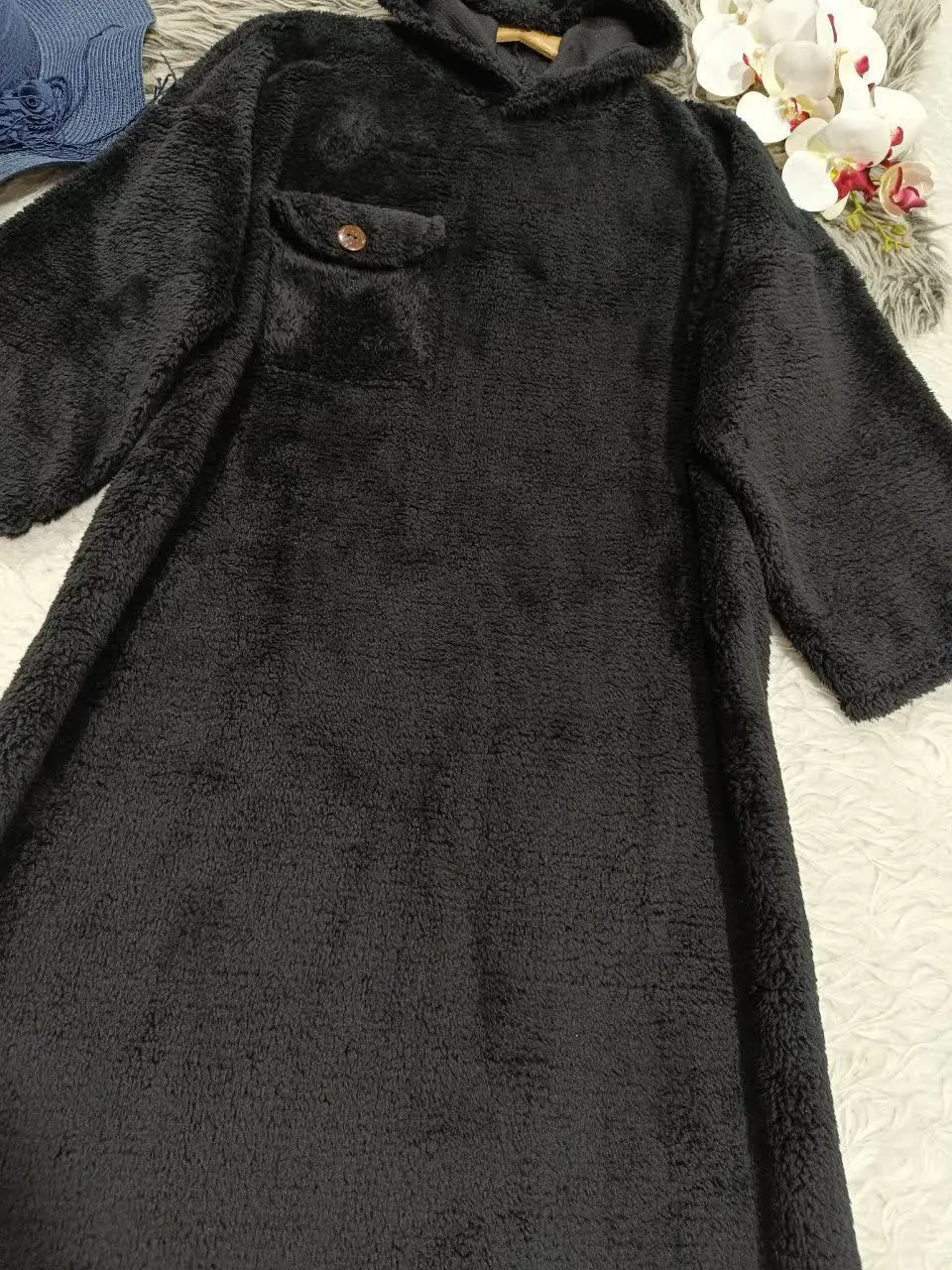 نام: مانتو تدی بلند ۱۱۴۰ کلاهدار
