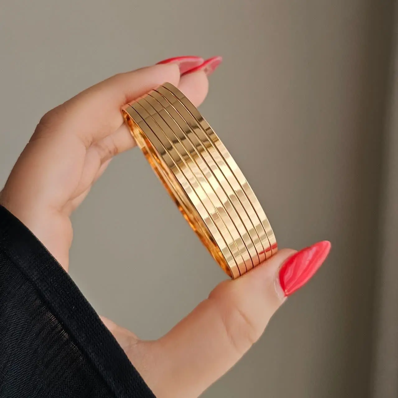 النگو ۲میل آینه ای تخت جدید 😍