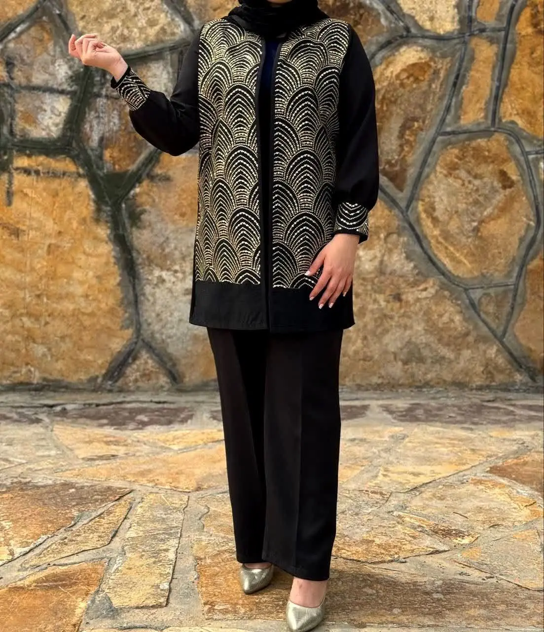 🖋نام: مانتو مزونی سوزن دوزی...