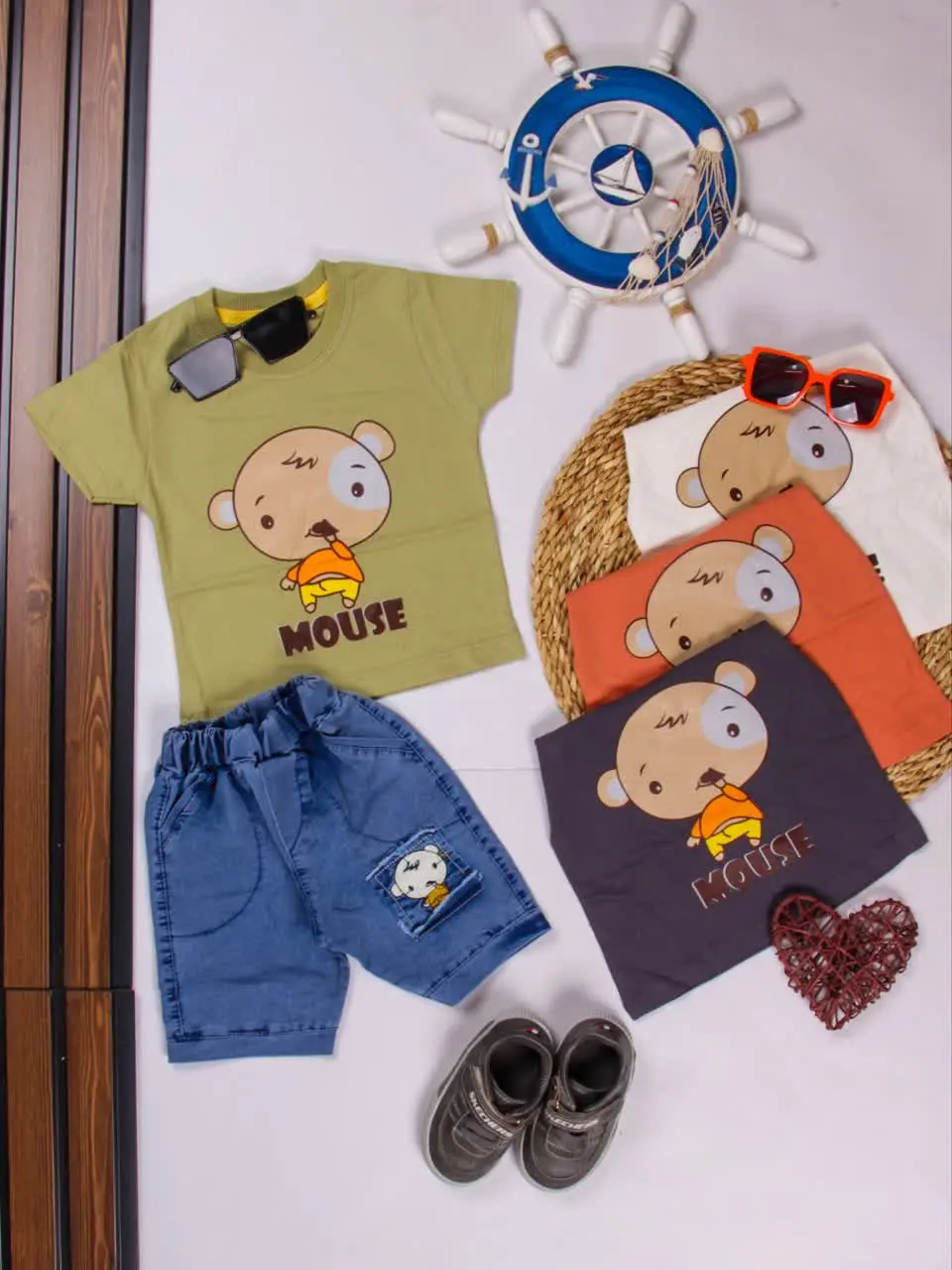 💢تیشرت شلوارک لی MOUSE💢
