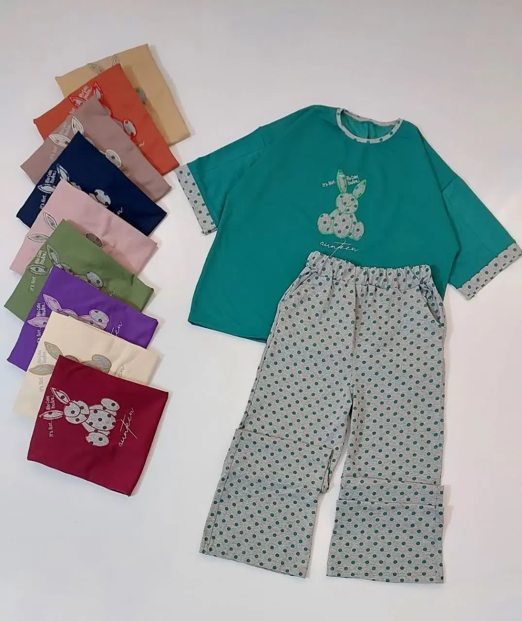 👚 نام: تیشرت شلوار زنانه خرگوش 
