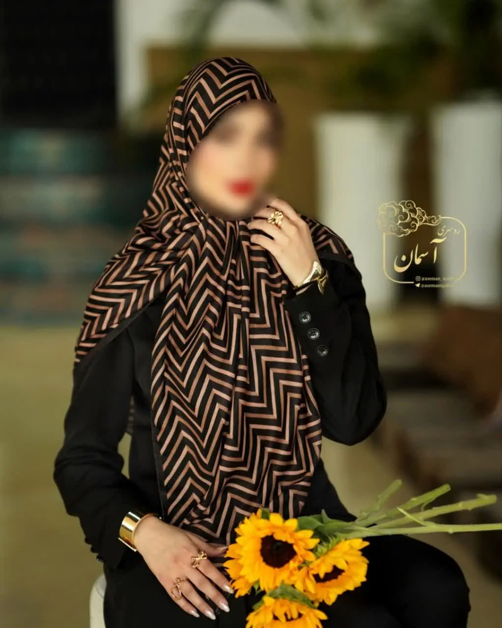 روسری نخی چهار فصل