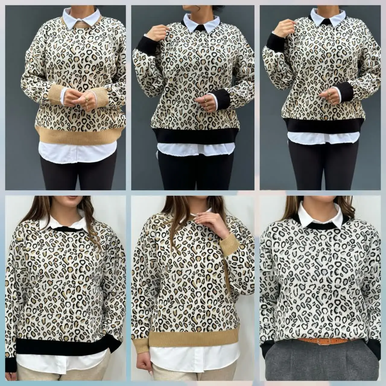 🛍نام: تونیک بافت پلنگی🍂
