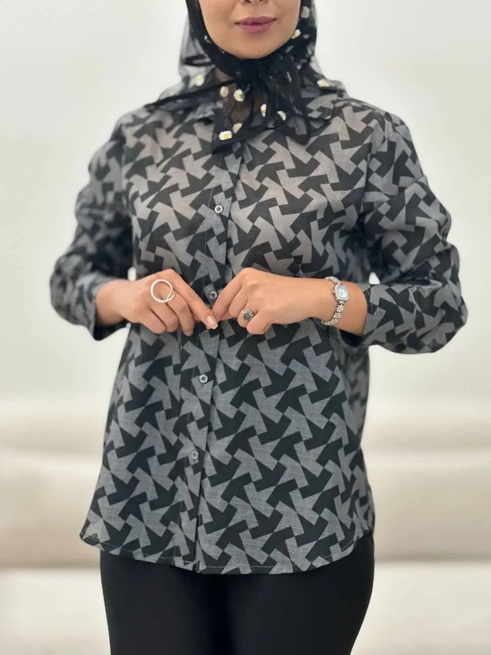 : مانتو هندسی