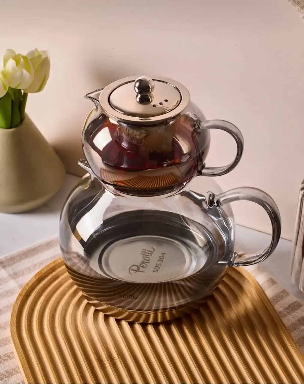 💣💣 شارژ کتری قوری پیرکس جدید در چند طرح جذاب 💣💣
