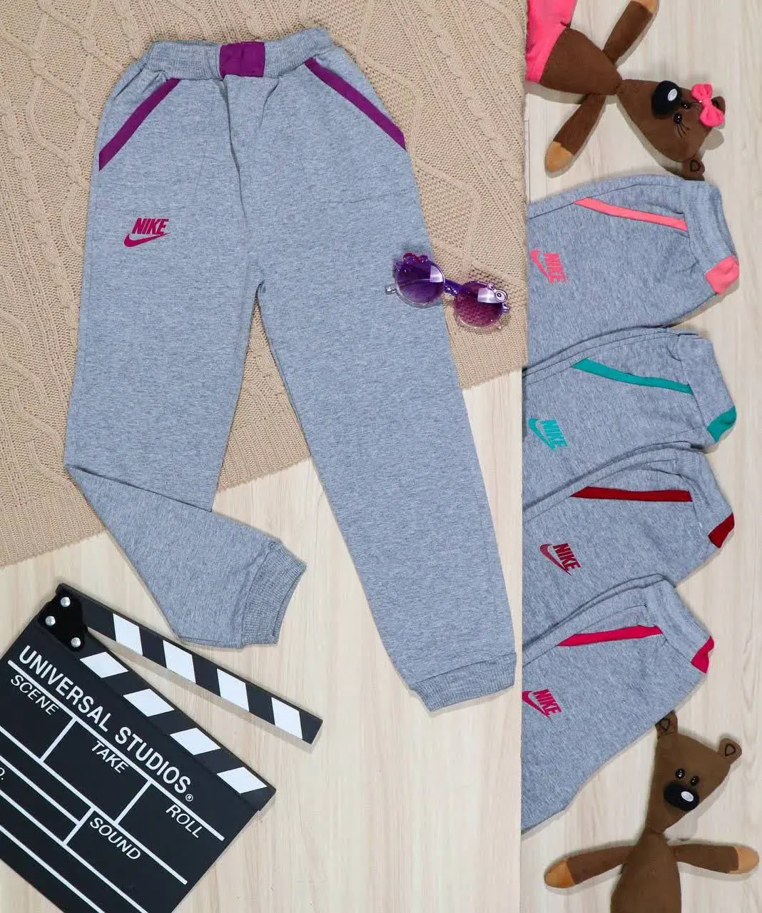 👫شلوار ملانژ دخترانه چاپ نایک👫
