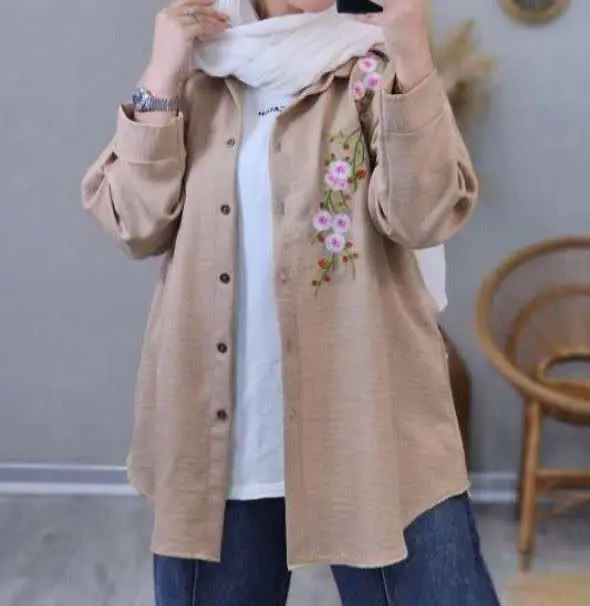 شومیز گلدوزی روژین